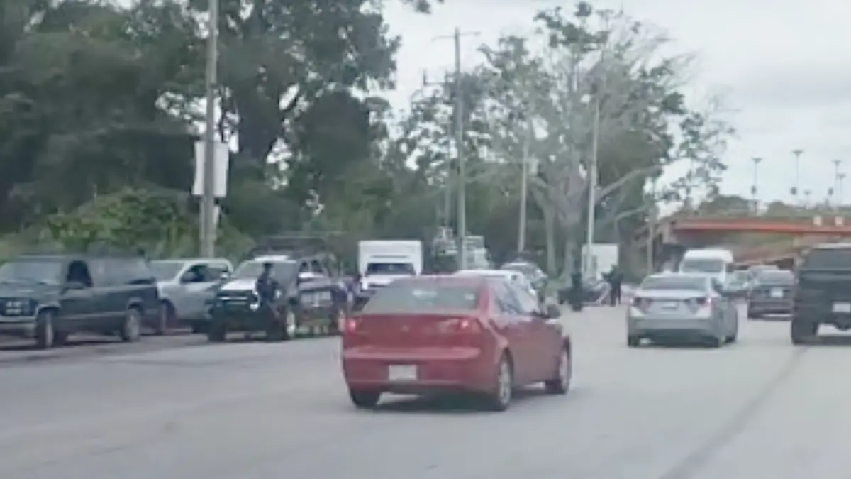 operativo en Puente la Herradura Villahermosa Nacajuca